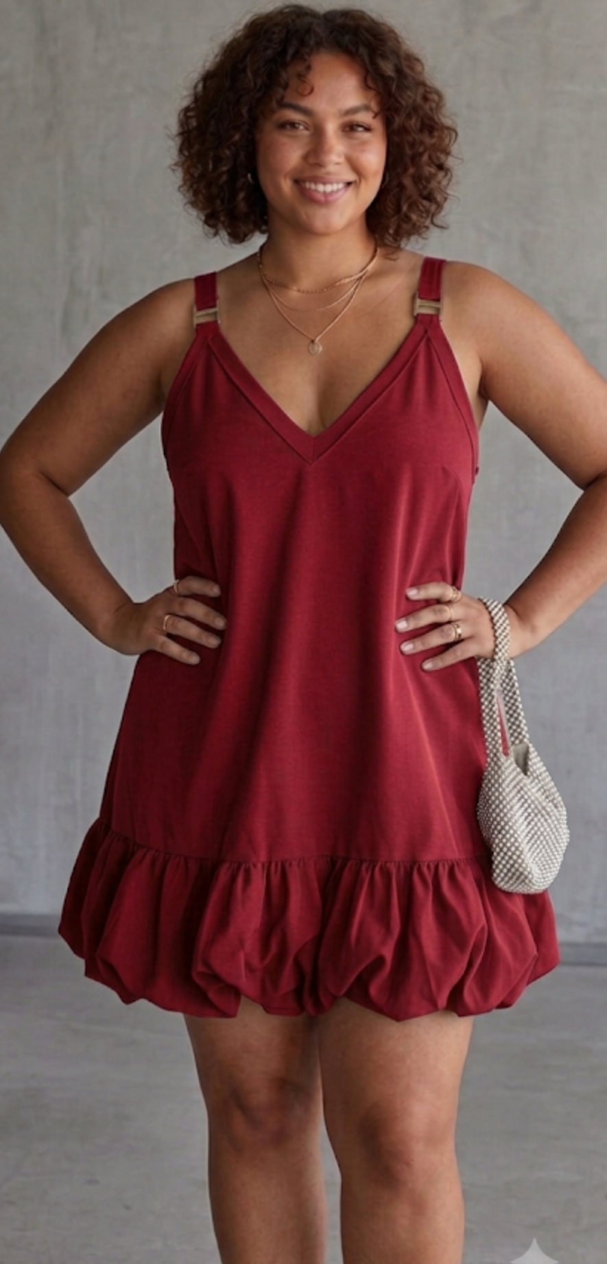 The Petal Puff-  Bubble Hem Dress