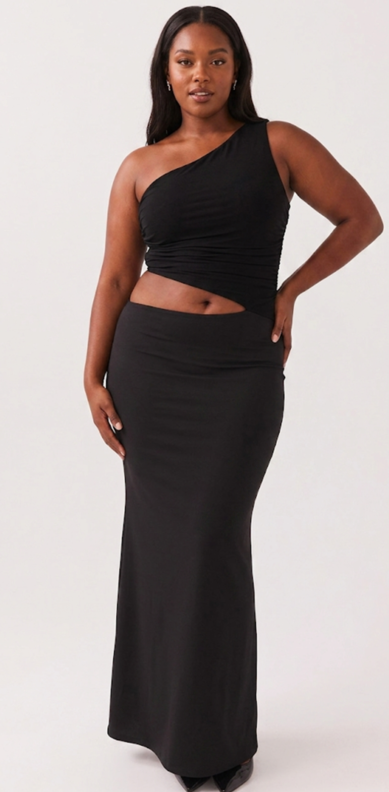 The Sculpted Silhouette cut-out Maxi