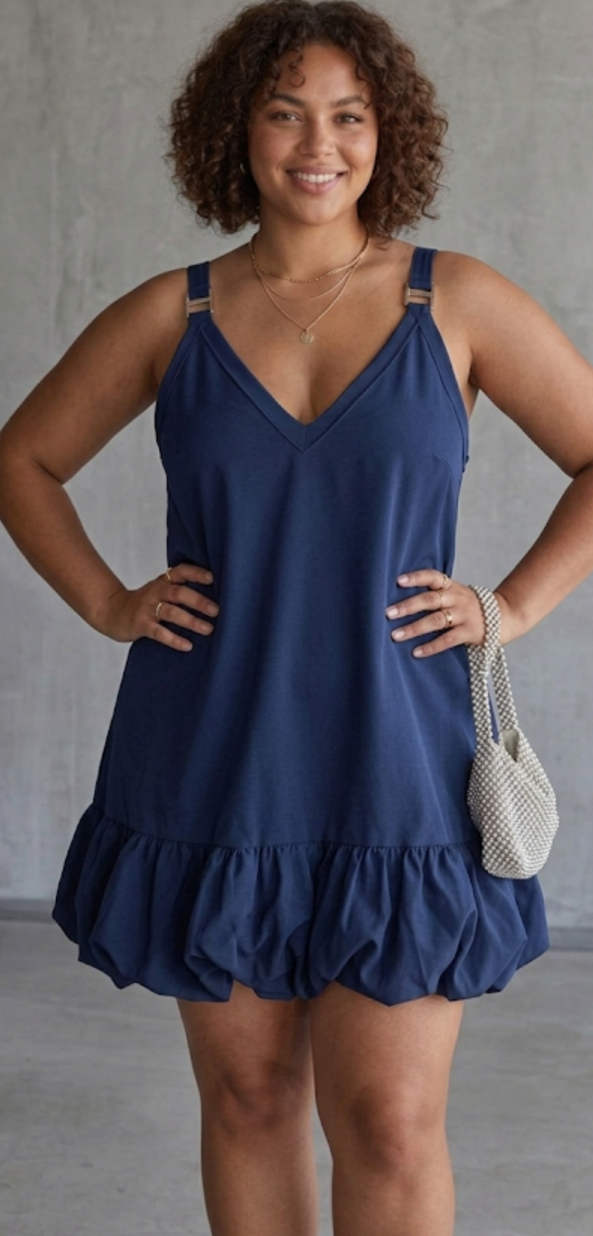 The Petal Puff-  Bubble Hem Dress